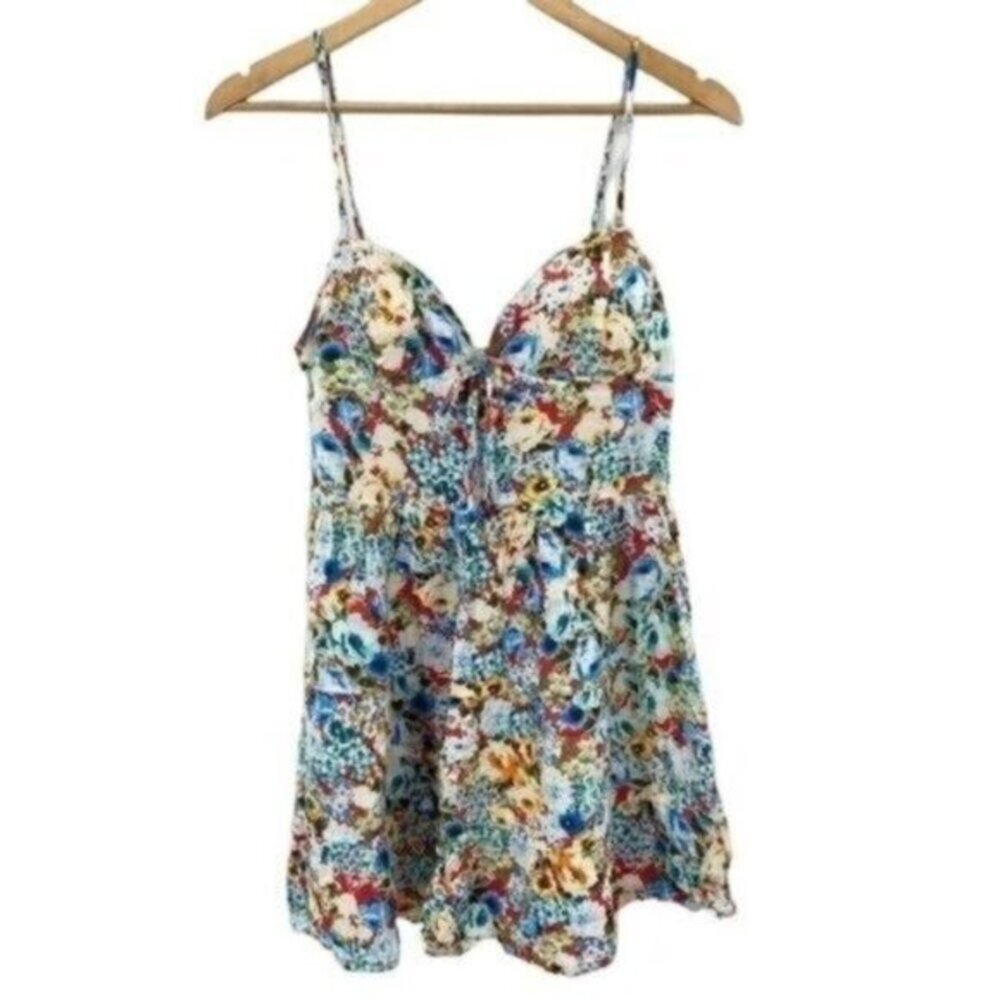 Oboe Women's Floral Mini Dress Size Large